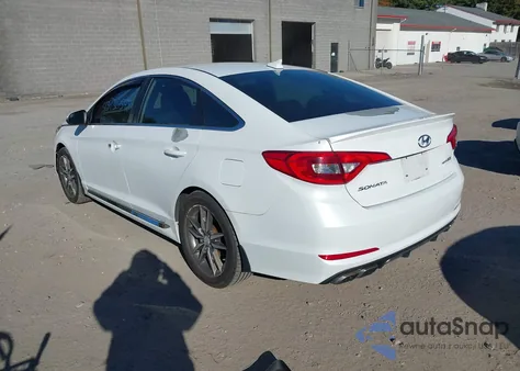 2017 Hyundai Sonata Sport 2.0T из США, поврежденный, VIN 5NPE34ABXHH464481